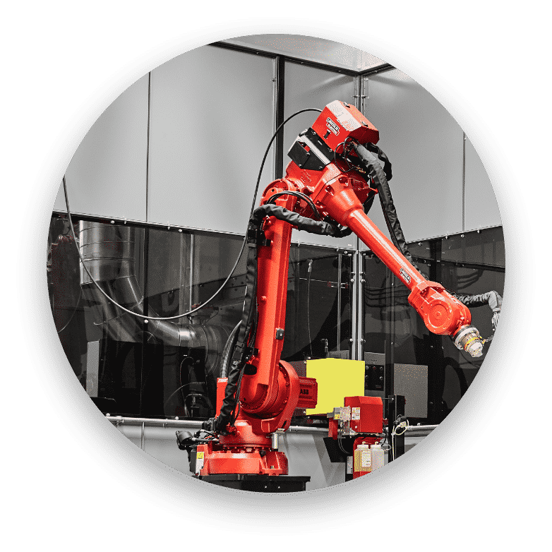 Robotic cell for large-scale 3D metal printing (wire arc additive manufacturing/WAAM)
