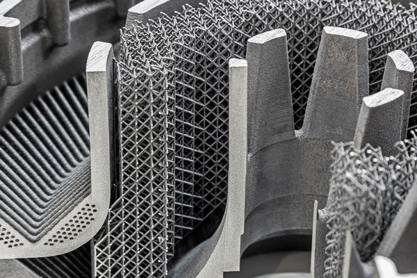 A metal prototype part
