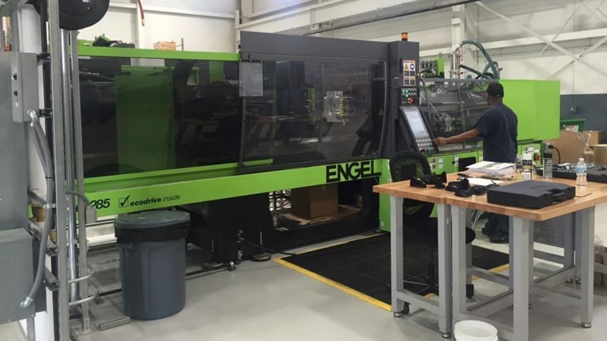 An Engel Victory 1350/285 Tech 285-ton press