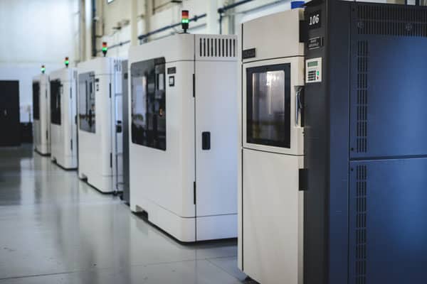 Stratasys FDM 3D printers for producing plastic parts, prototypes, and tooling