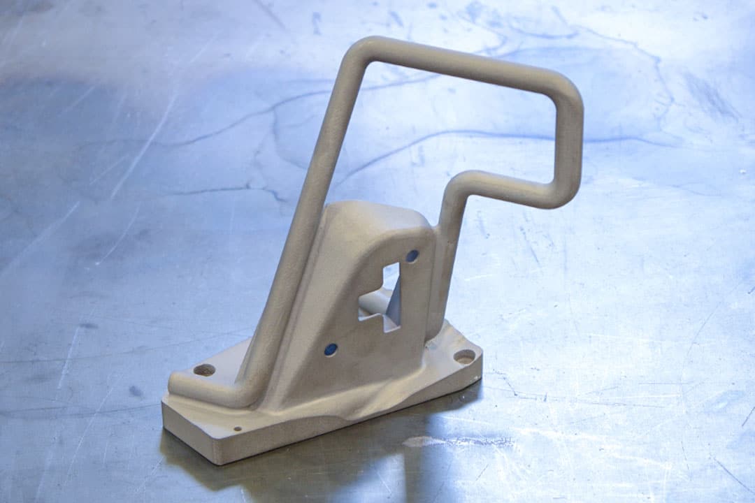 DMLS 3D-printed plate