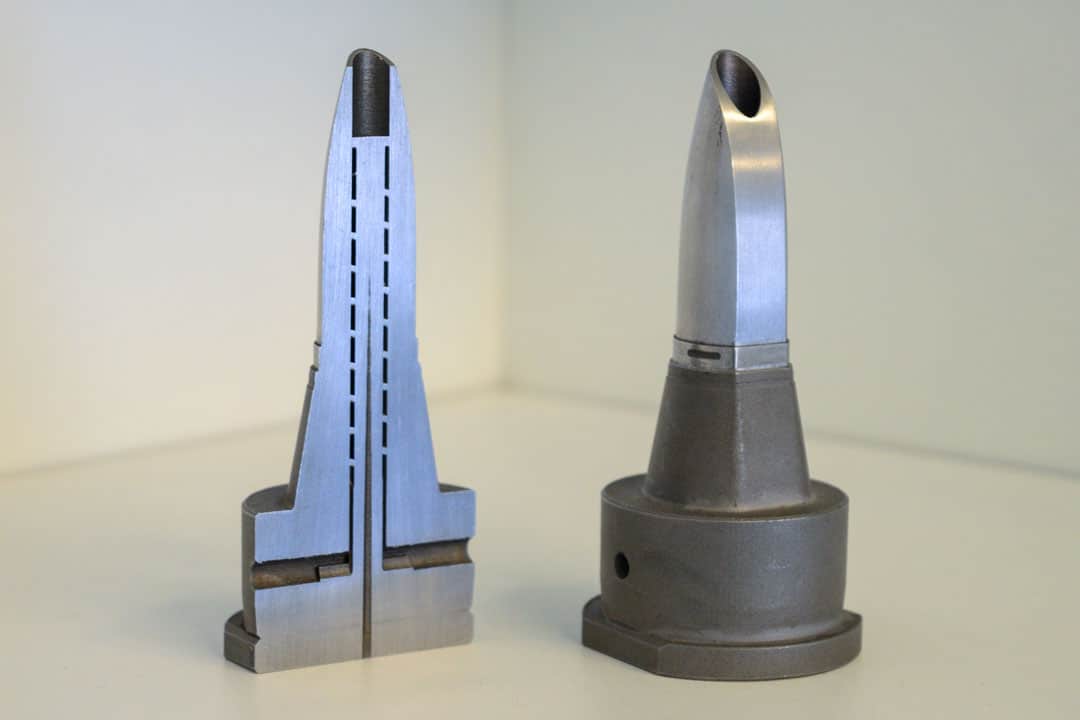 DMLS 3D-printed injection molding part