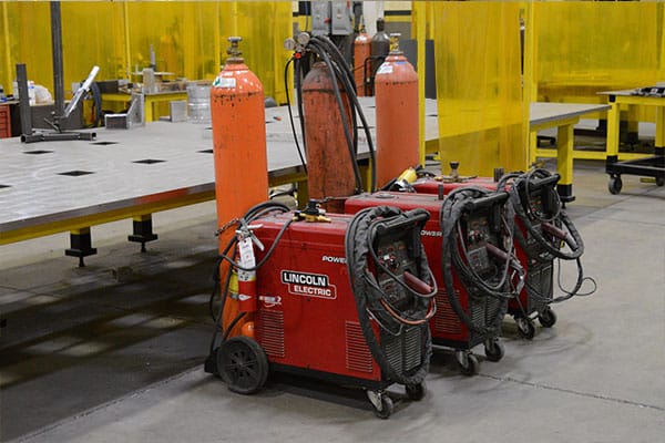 Lincoln Electric MIG (GMAW) and TIG (GTAW) welders at Baker Industries