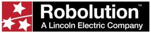 Robolution, a Lincoln Electric Company, logo