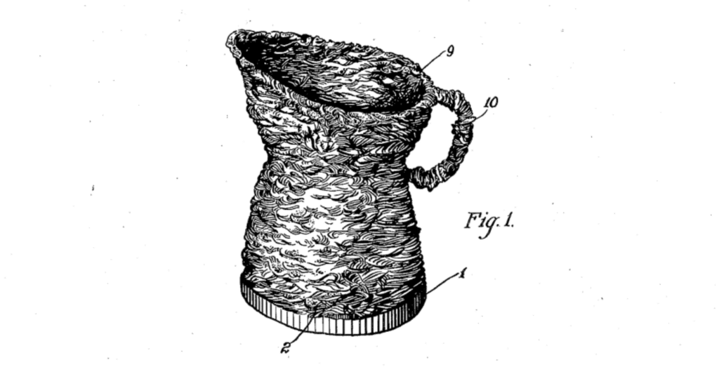 early metal additive manufacturing decorative piece from the early 1920's