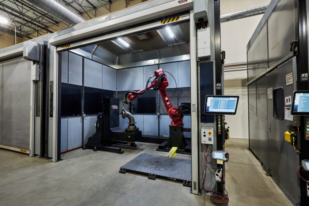 wire arc additive manufacturing DED production room