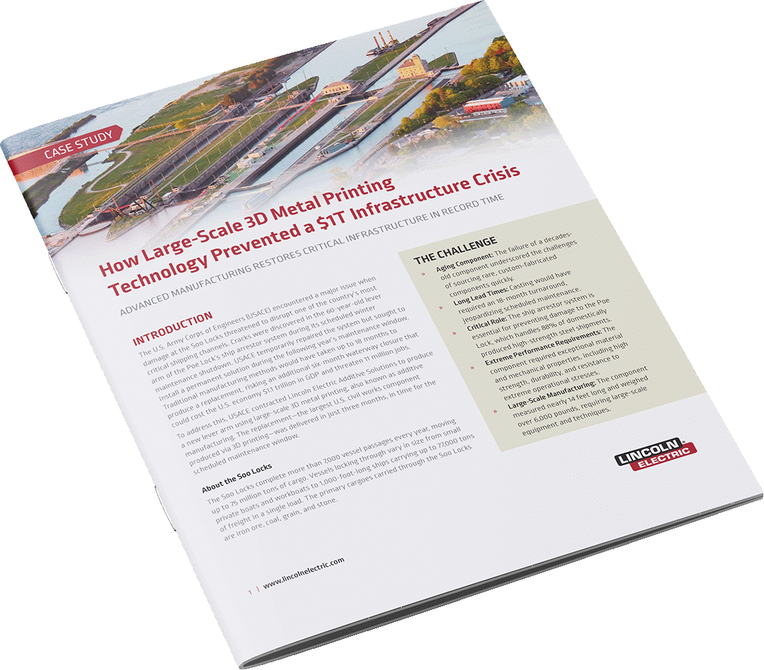 A mockup of How Large-Scale 3D Metal Printing Technology Prevented a $1T Infrastructure Crisis by Baker Industries